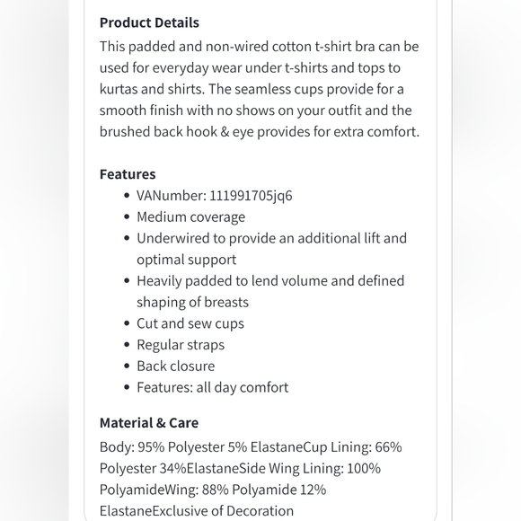 ❤️ NWOT! VICTORIA'S SECRET VERY SEXY PUSH-UP BRA IN ORCHID PARADISE, 38D - Picture 14 of 14